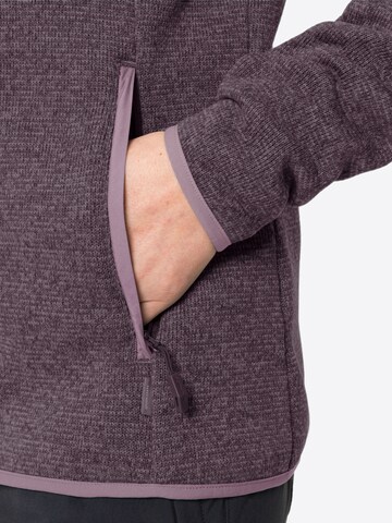 VAUDE Athletic Fleece Jacket in Purple