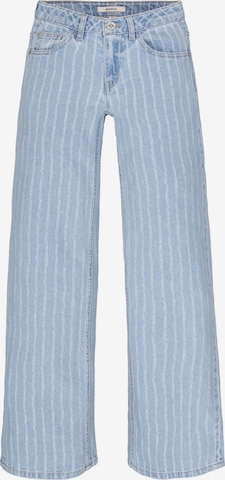 mėlyna GARCIA Plačios klešnės Džinsai: priekis