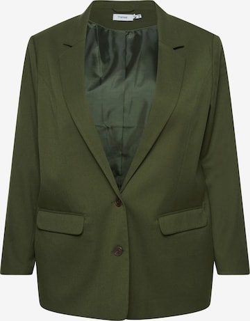 Fransa Curve Blazer 'Plea' in Green: front