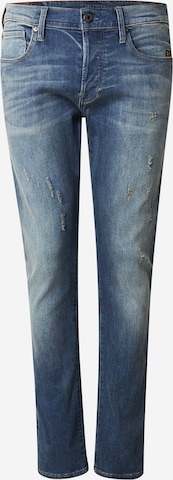 G-STARSlimfit Traperice '3301' - plava boja: prednji dio