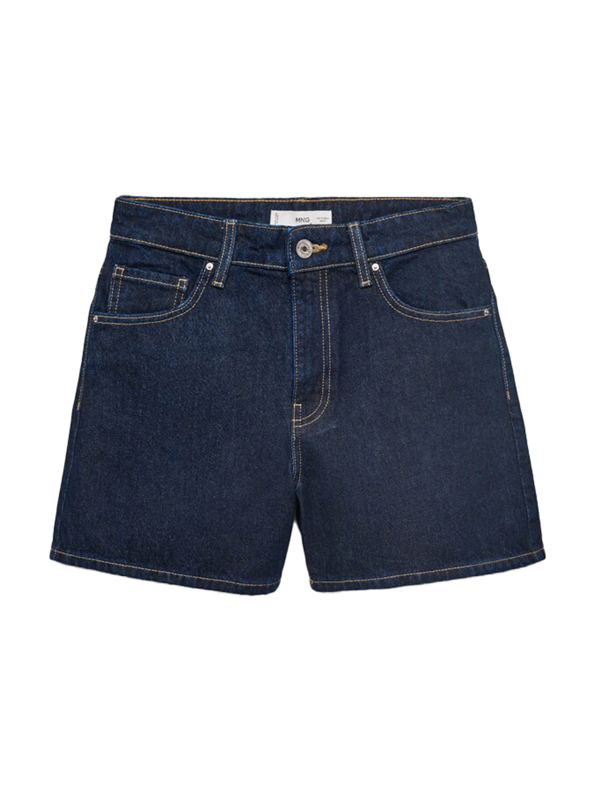 MANGO Loosefit Shorts 'ZOEY' in Blau: Vorderseite