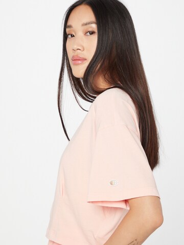 Champion Reverse Weave Shirt in Pink