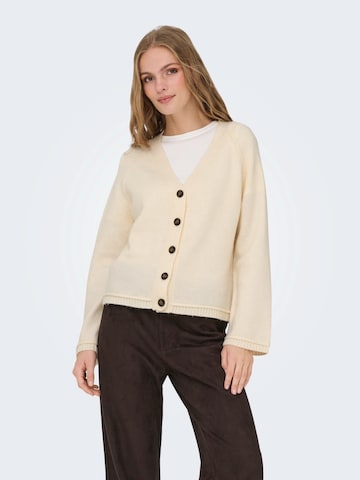 Cardigan 'ONLHAZEL' ONLY en gris : devant