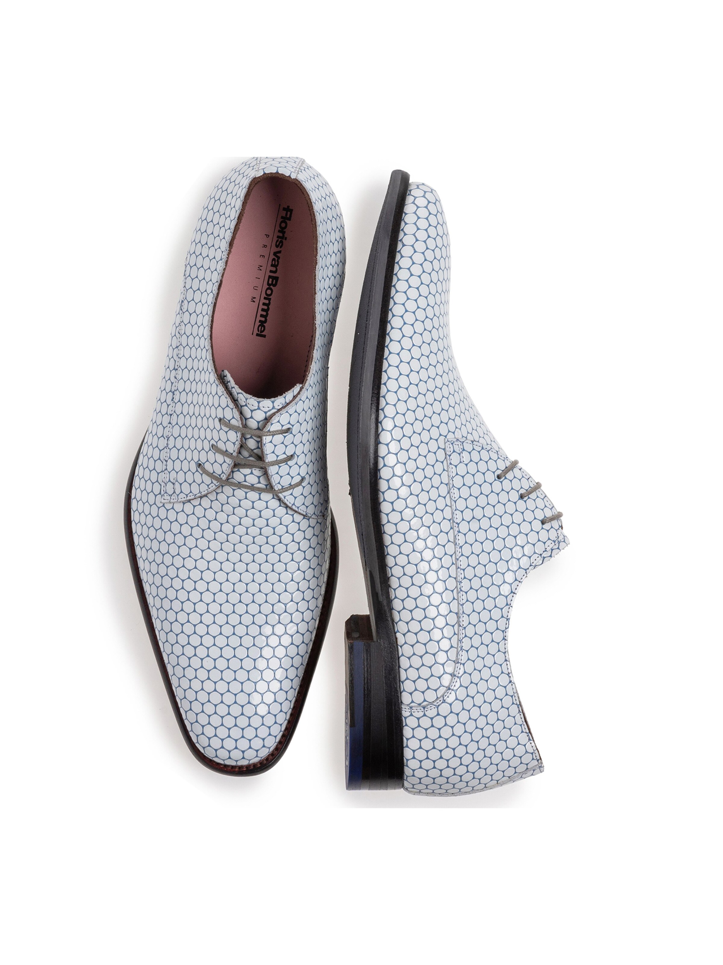 Chaussure à lacets 'De Stijler 41' Floris van Bommel en bleu