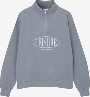 Pull&Bear Sweatshirt i blå: forside