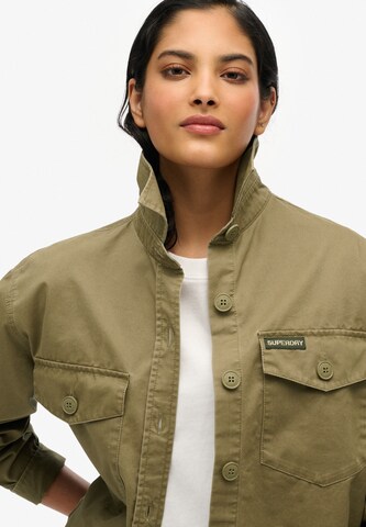 Veste mi-saison Superdry en vert