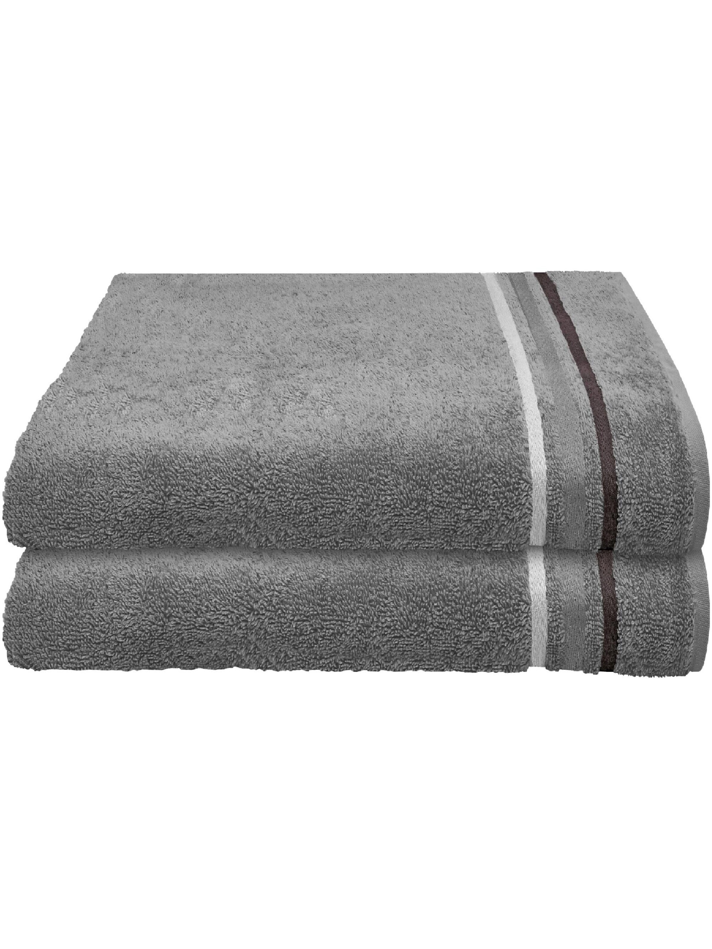 SCHIESSER Duschtücher 'Skyline Color' in Grau: Vorderseite