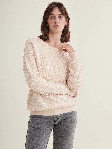 Pull-over 'Vicca' basic apparel en blanc : devant