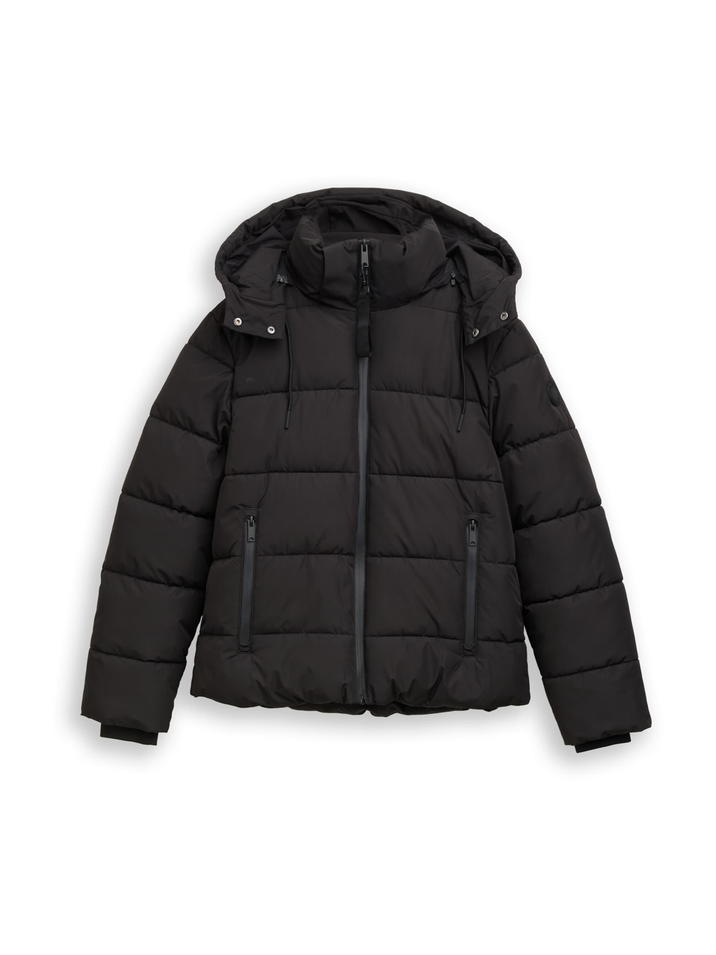 TOM TAILOR Winterjas in Zwart: voorkant