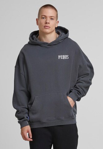 Pequs Sweatshirt 'Island of Heartbreaks' in Grau: Vorderseite