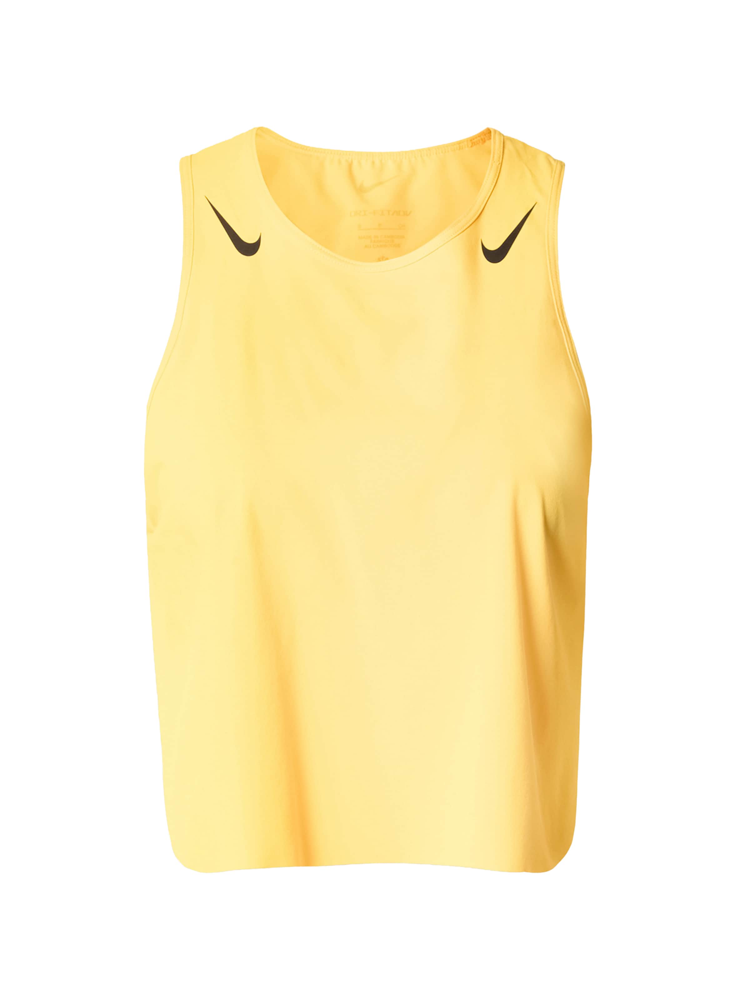NIKE Sport top 'ARSWFT' - sárga: elől