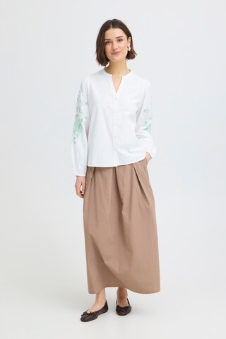 Chemisier 'FROLANA' Fransa en blanc
