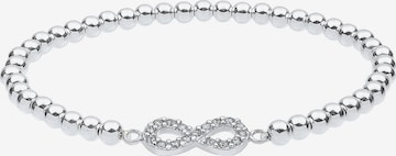 ELLI Armband 'Infinity' in Zilver: voorkant