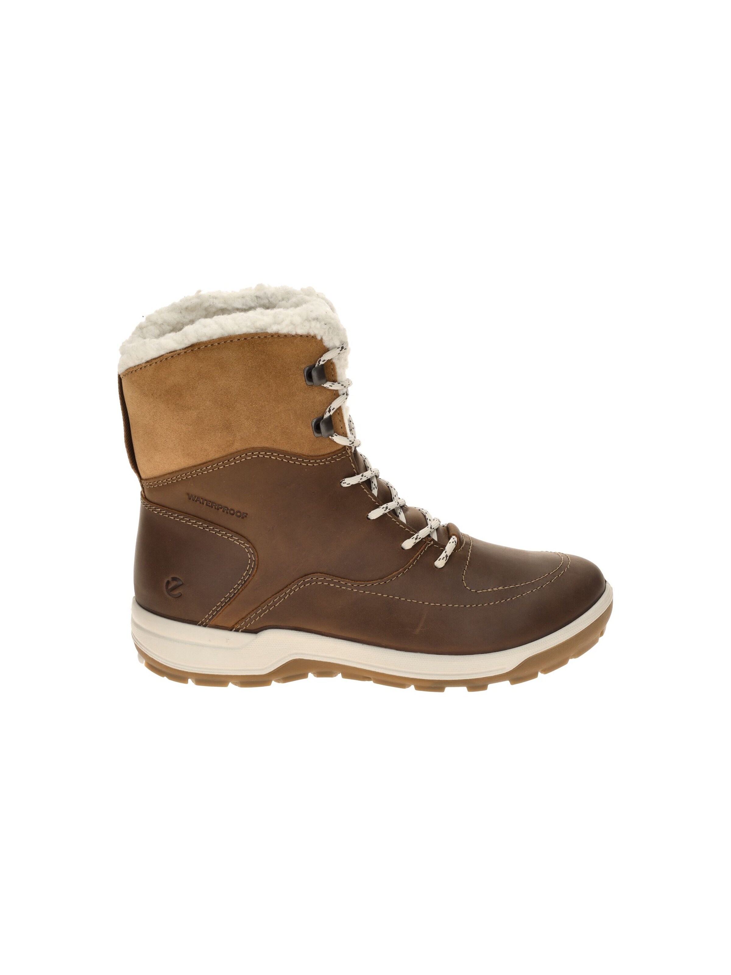ECCO Boots 'Ecco Trace Stiefel Winter Schnür Boots braun camel Warmfutter'‌‌‌‌ in Braun