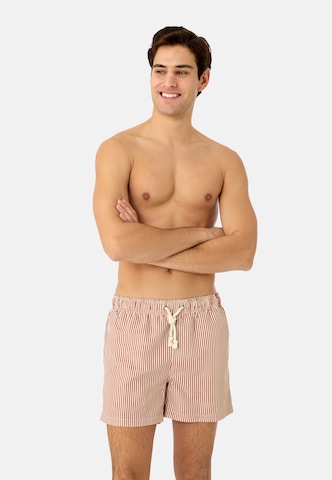 Gassa d'Amante Zwemshorts 'Tropea' in Rood: voorkant