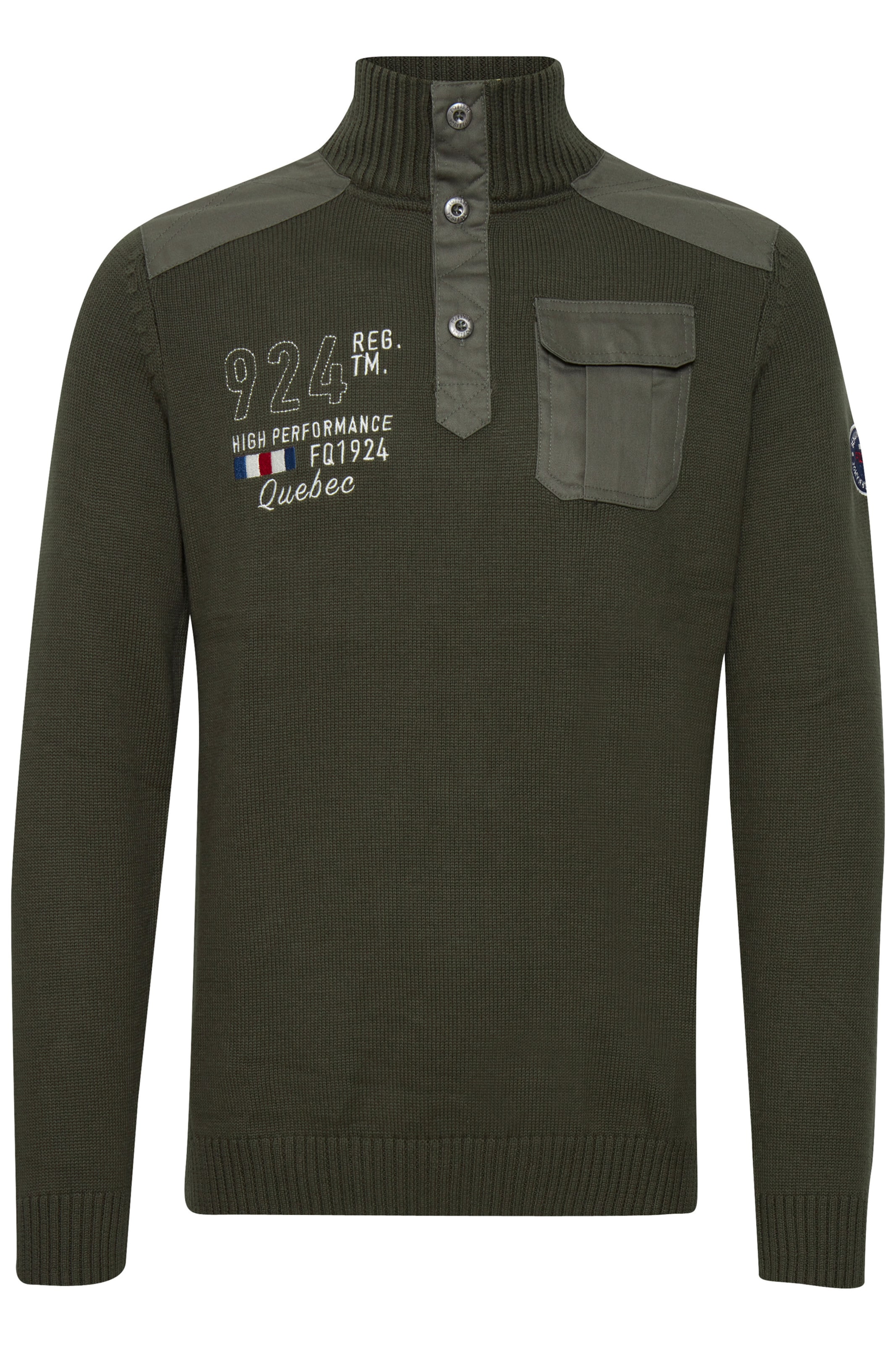 FQ1924 Sweater 'ERLONG' in Green: front