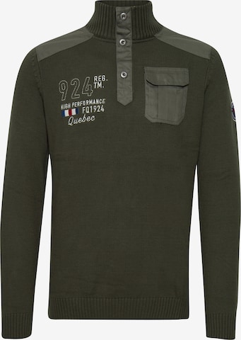 FQ1924 Sweater 'ERLONG' in Green: front