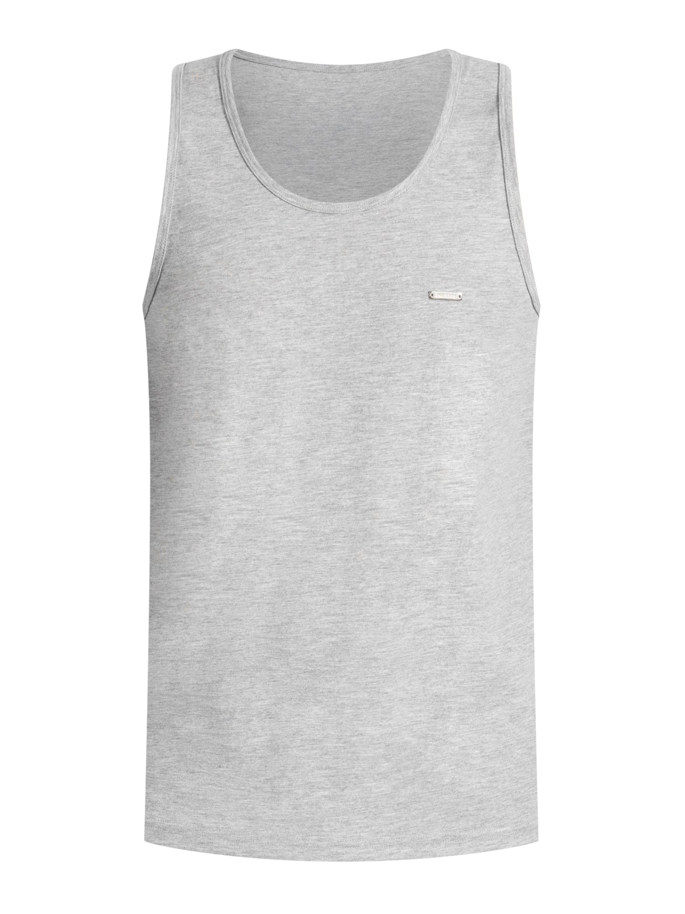 Smilodox Functioneel shirt 'Arian' in Grijs: voorkant