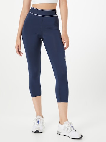 BIDI BADU Skinny Workout Pants 'Mila' in Blue: front