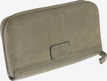 s.Oliver Small Leather Goods in One size in Grey: front