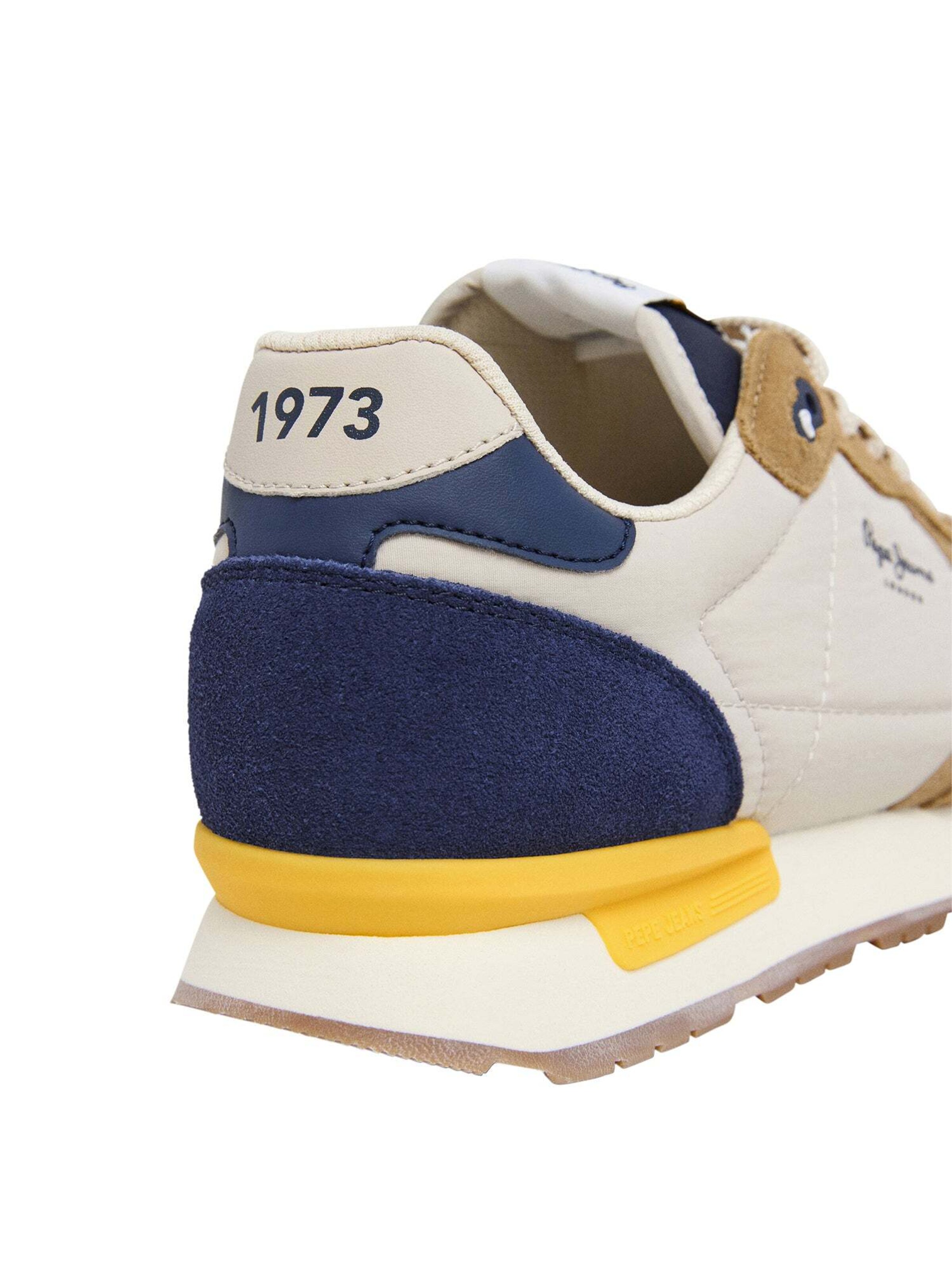 Sneaker bassa 'Brit Camp' di Pepe Jeans in beige