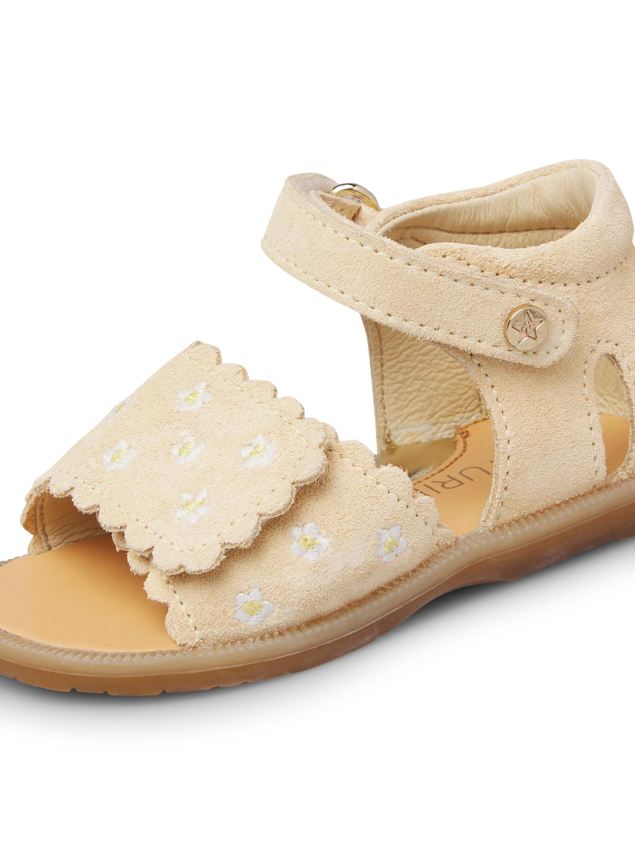NATURINO Sandal 'MAYA EMBR' in Beige