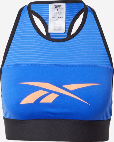 REEBOK Sporta krūšturis zils / aprikožu / melns, Preces skats