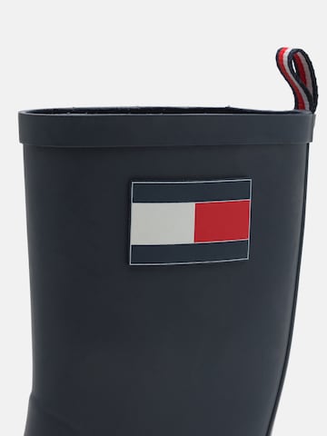 TOMMY HILFIGER Gumijasti škornji 'RUDY' | modra barva