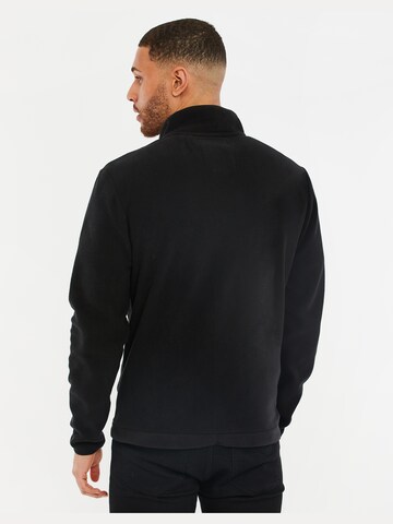 Threadbare Fleecejacke 'Pendle' in Schwarz