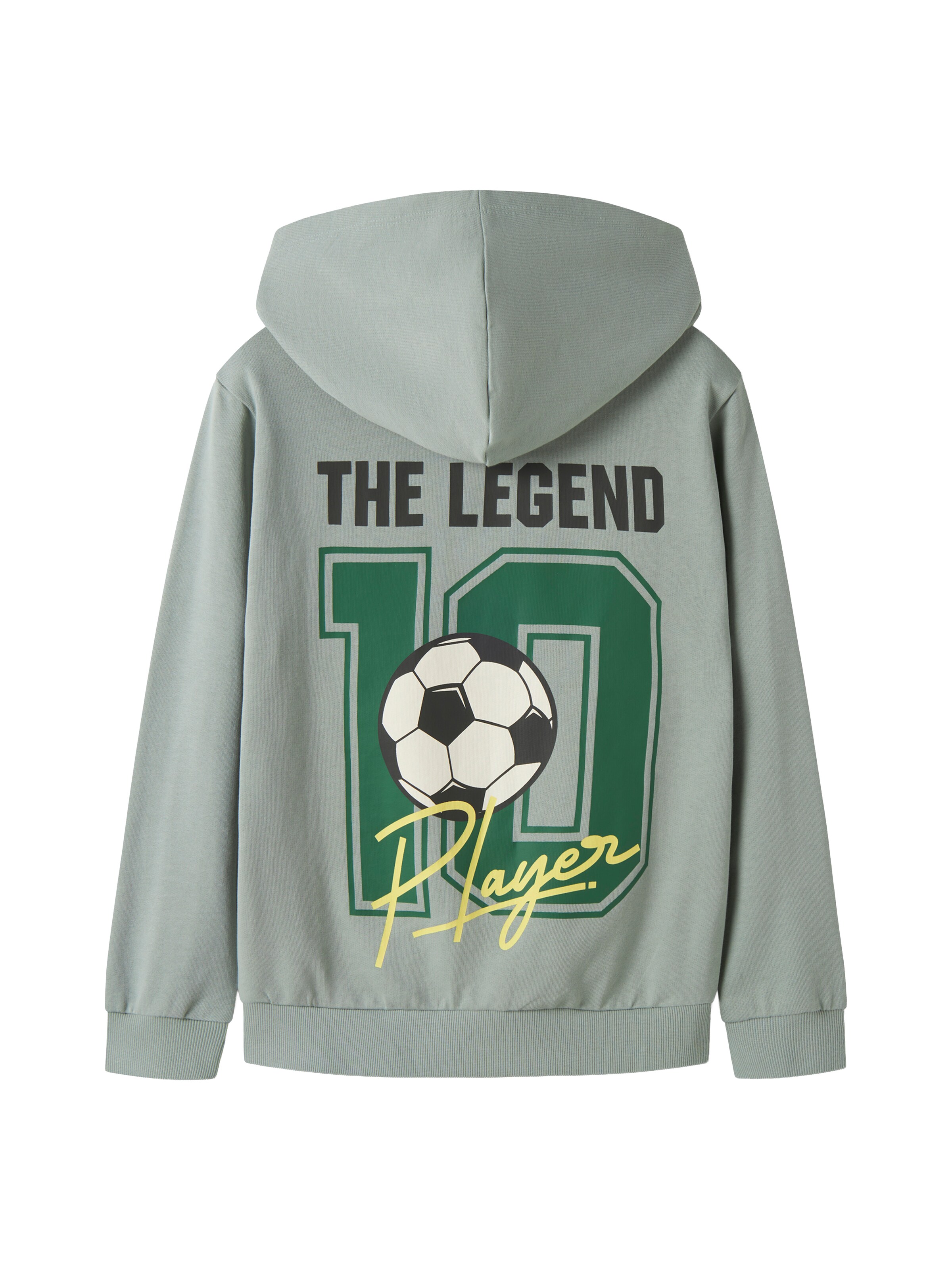 NAME IT - Sudadera con cremallera 'NKMVOLTINUS' en verde