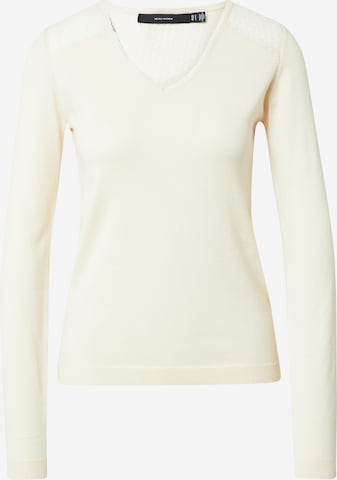 VERO MODA Bluse 'VIOLA' i beige: forside