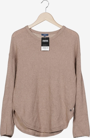 TOM TAILOR Sweater & Cardigan in S in Beige: front