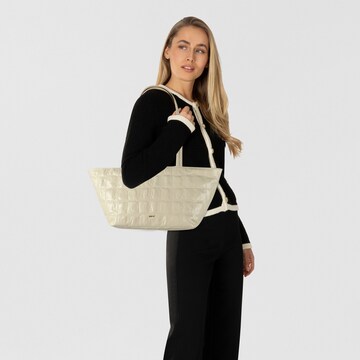 ABRO Schultertasche 'Alba' in Weiß