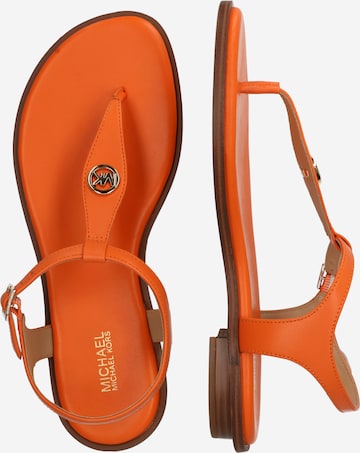 MICHAEL Michael Kors T-bar sandals 'MALLORY' in Orange
