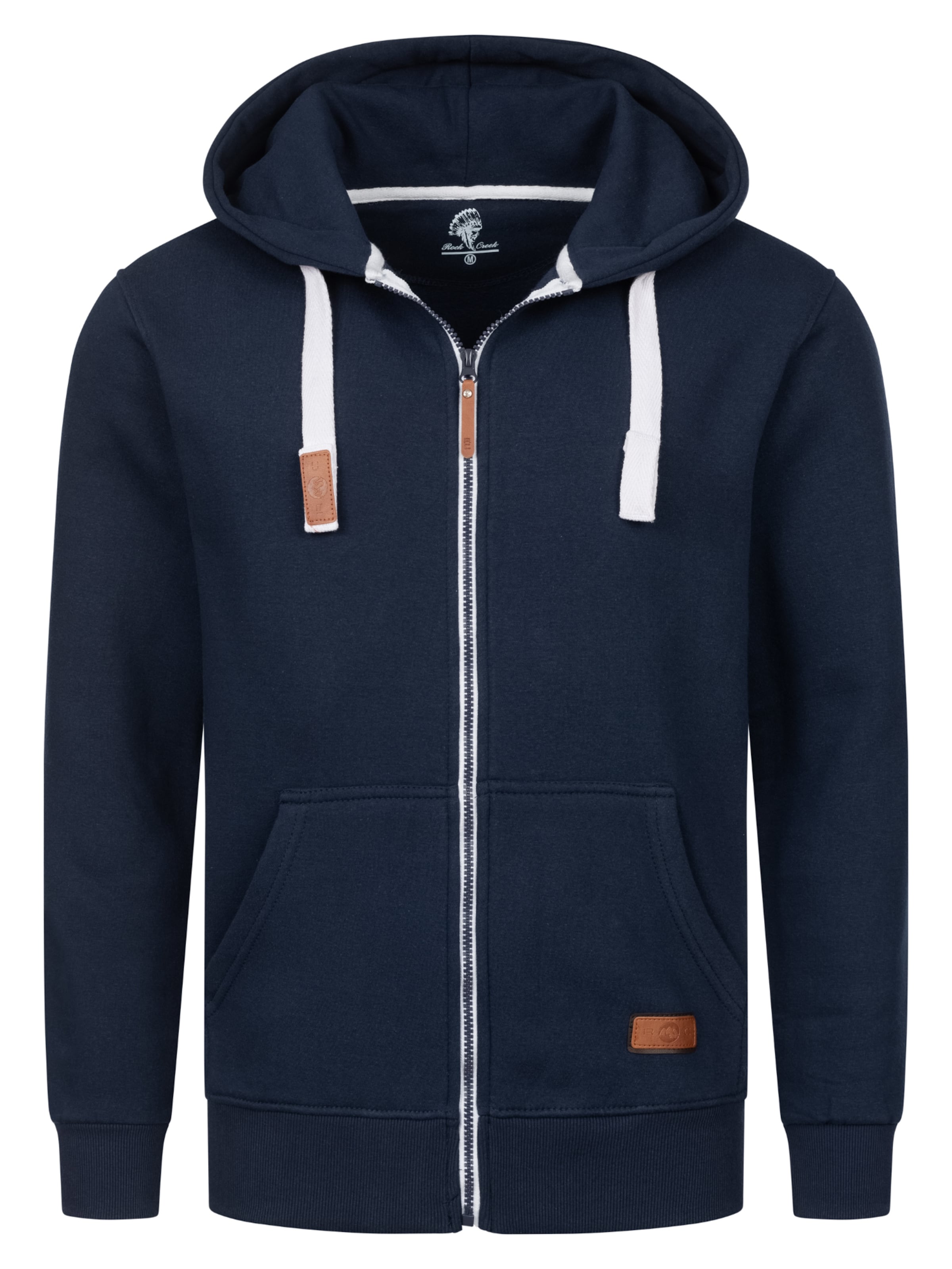 Rock Creek Sweatjacke in Blau: Vorderseite