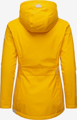 Ragwear Weatherproof jacket 'Marge' in Yellow