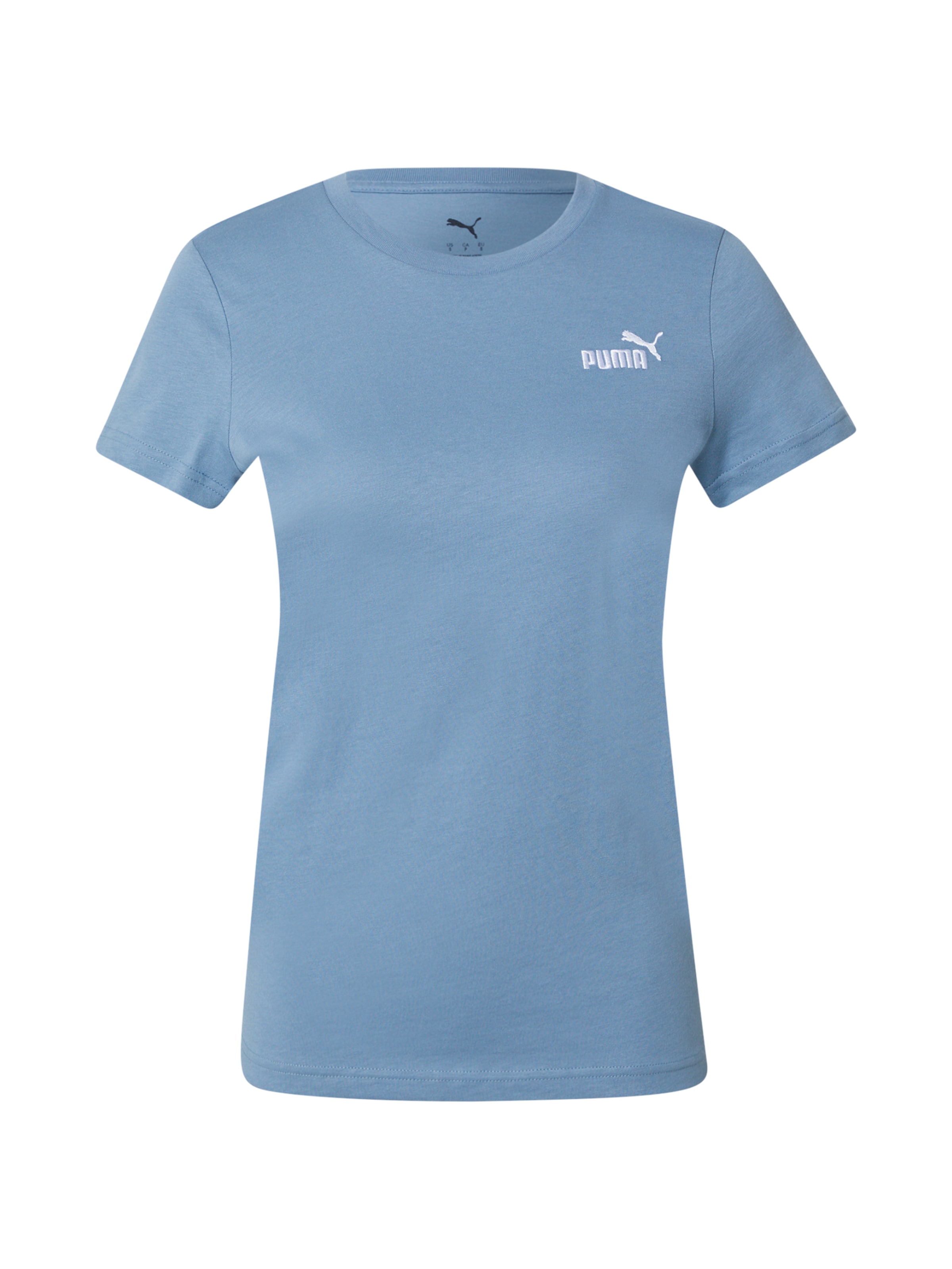 PUMA Функционална тениска 'ESS Small No. 1' в синьо: отпред