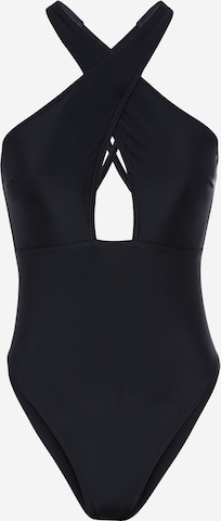 LSCN by LASCANA Bustier Uimapuku 'Ciliya' värissä musta: etupuoli