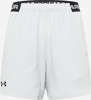 UNDER ARMOUR Regular Workout Pants 'Vanish' in White: front