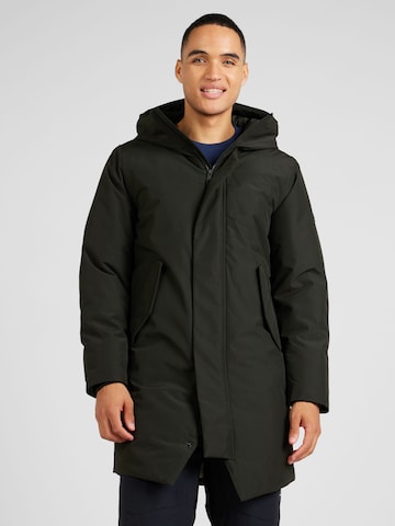 Coupe regular Manteau d’hiver 'Gunter' elvine en vert : devant