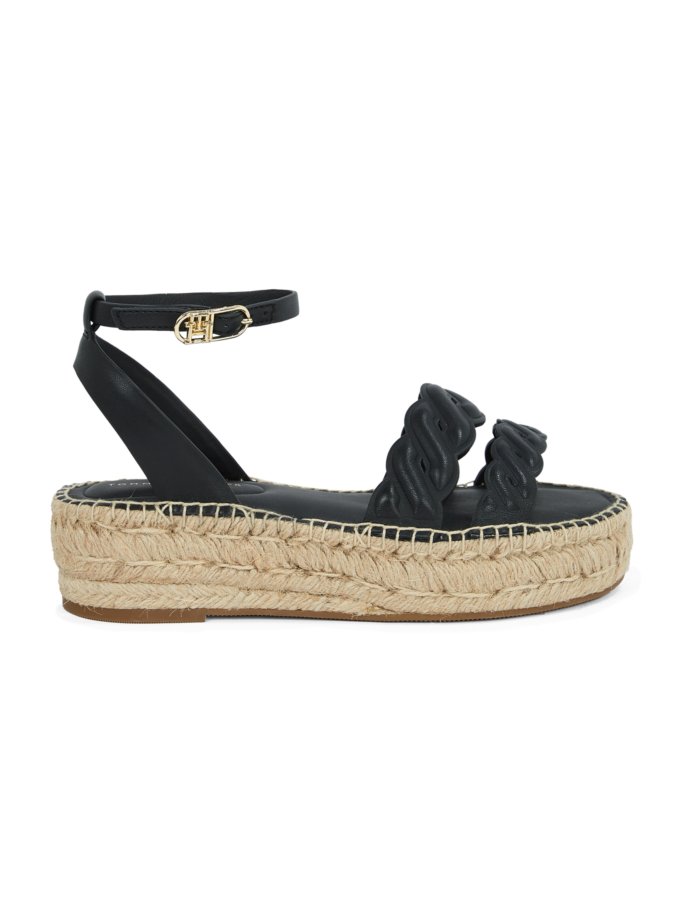 Sandales à lanières 'Rope' TOMMY HILFIGER en noir