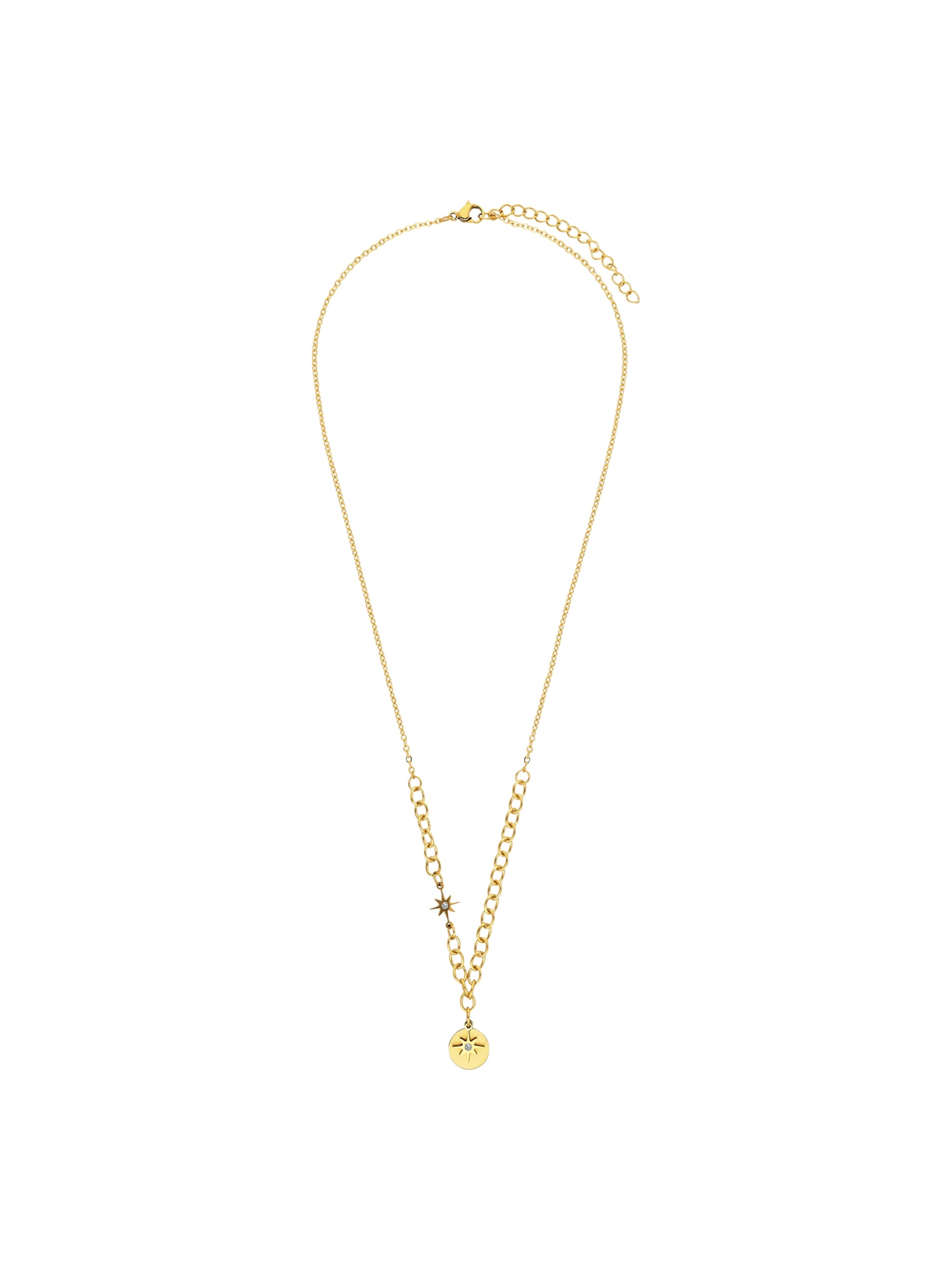 Lucardi Kette in Gold: Vorderseite