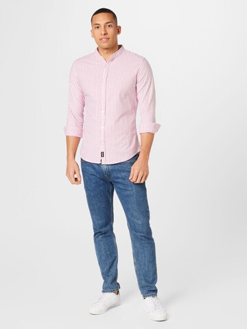 HOLLISTER - Regular Fit Camisa em vermelho