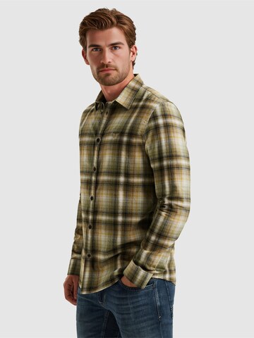 PME Legend Regular fit Button Up Shirt 'Shirt with check pattern' in Green