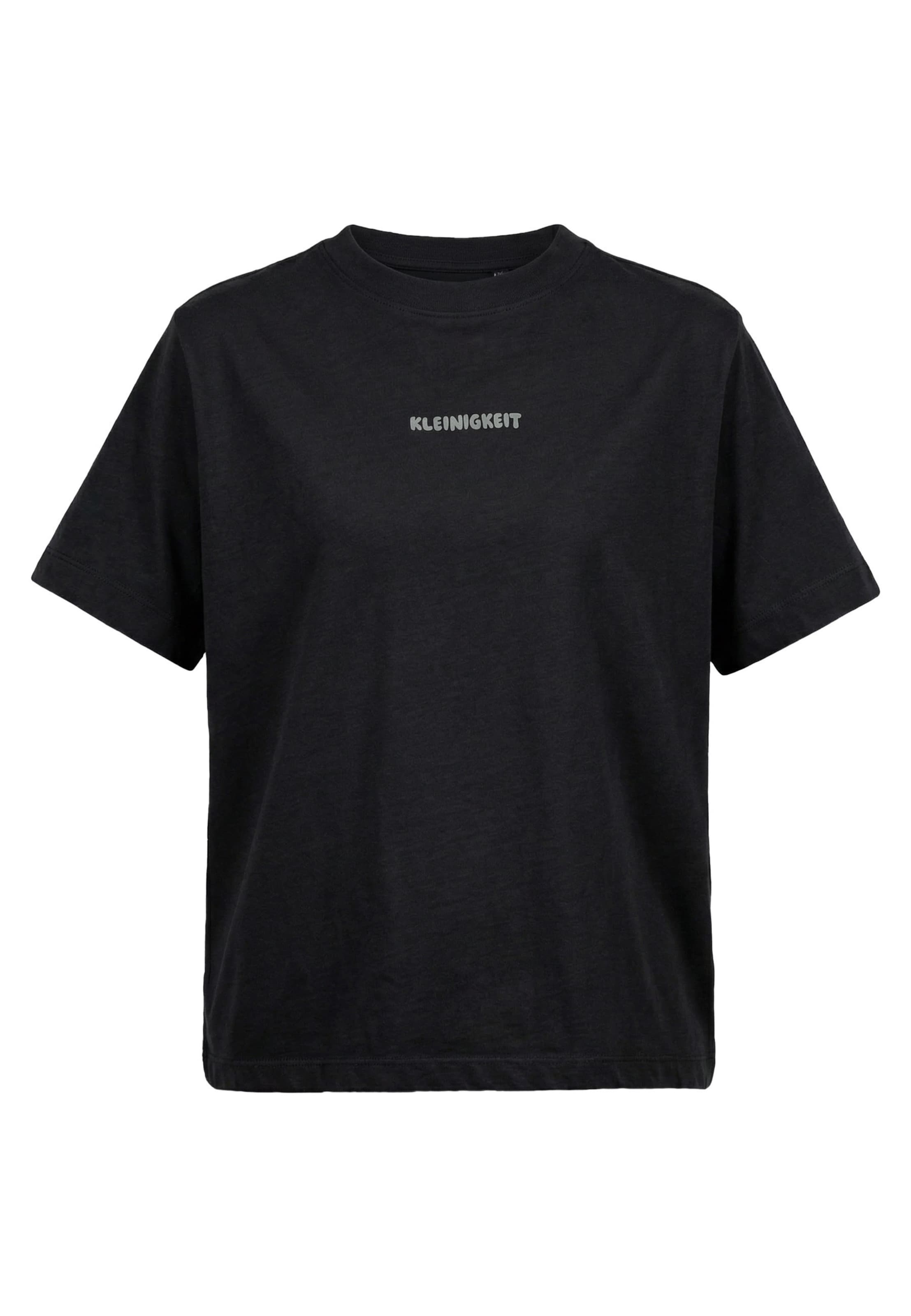 Kleinigkeit Shirt 'Big Cheers' in Schwarz: Vorderseite
