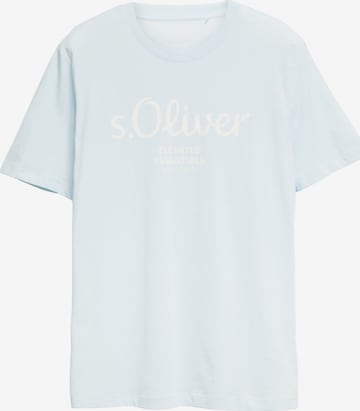 s.Oliver Shirt in Blauw: voorkant