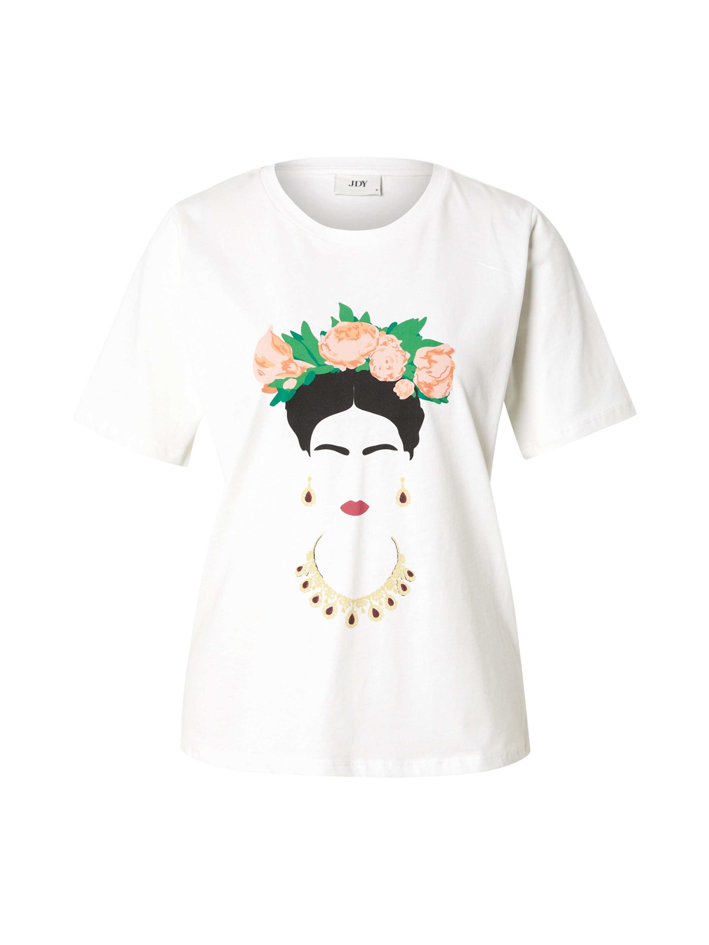 JDY Koszulka 'JDYFIONA' w kolorze biały: przód