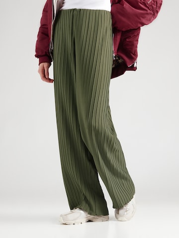 ABOUT YOU - Loosefit Pantalón 'Gina' en verde: frente