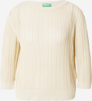 UNITED COLORS OF BENETTON Pullover in Beige: predná strana