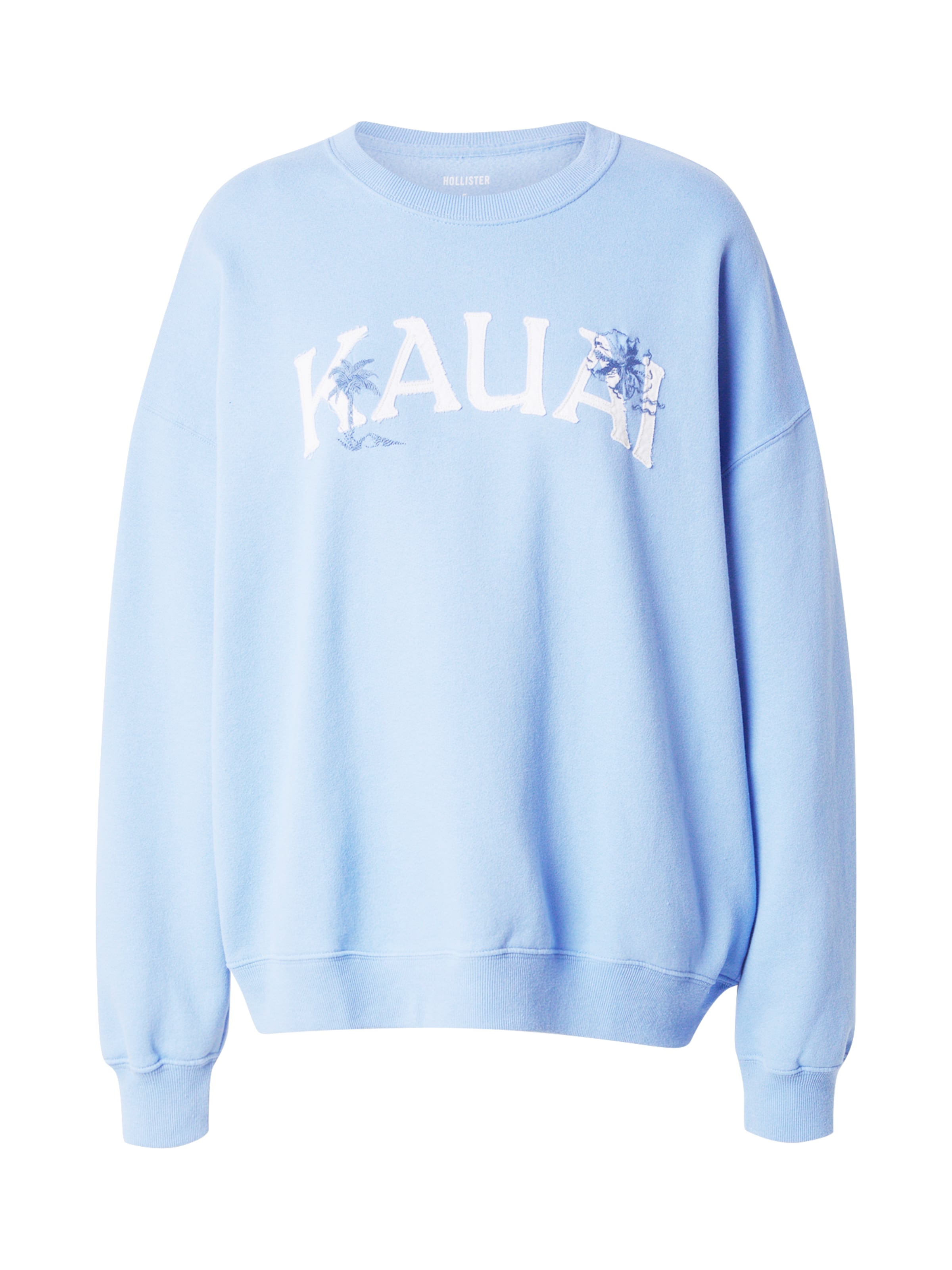 HOLLISTER Μπλούζα φούτερ σε μπλε: μπροστά